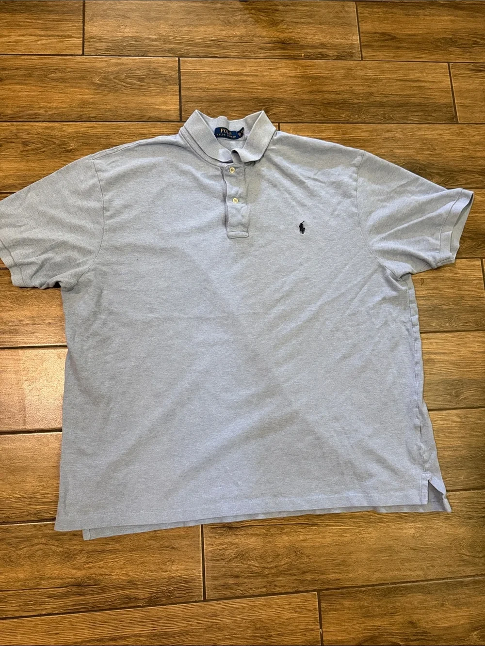 Polo Ralph Lauren Polo Shirt Mens 2XB Blue Short Sleeve Casual Cotton